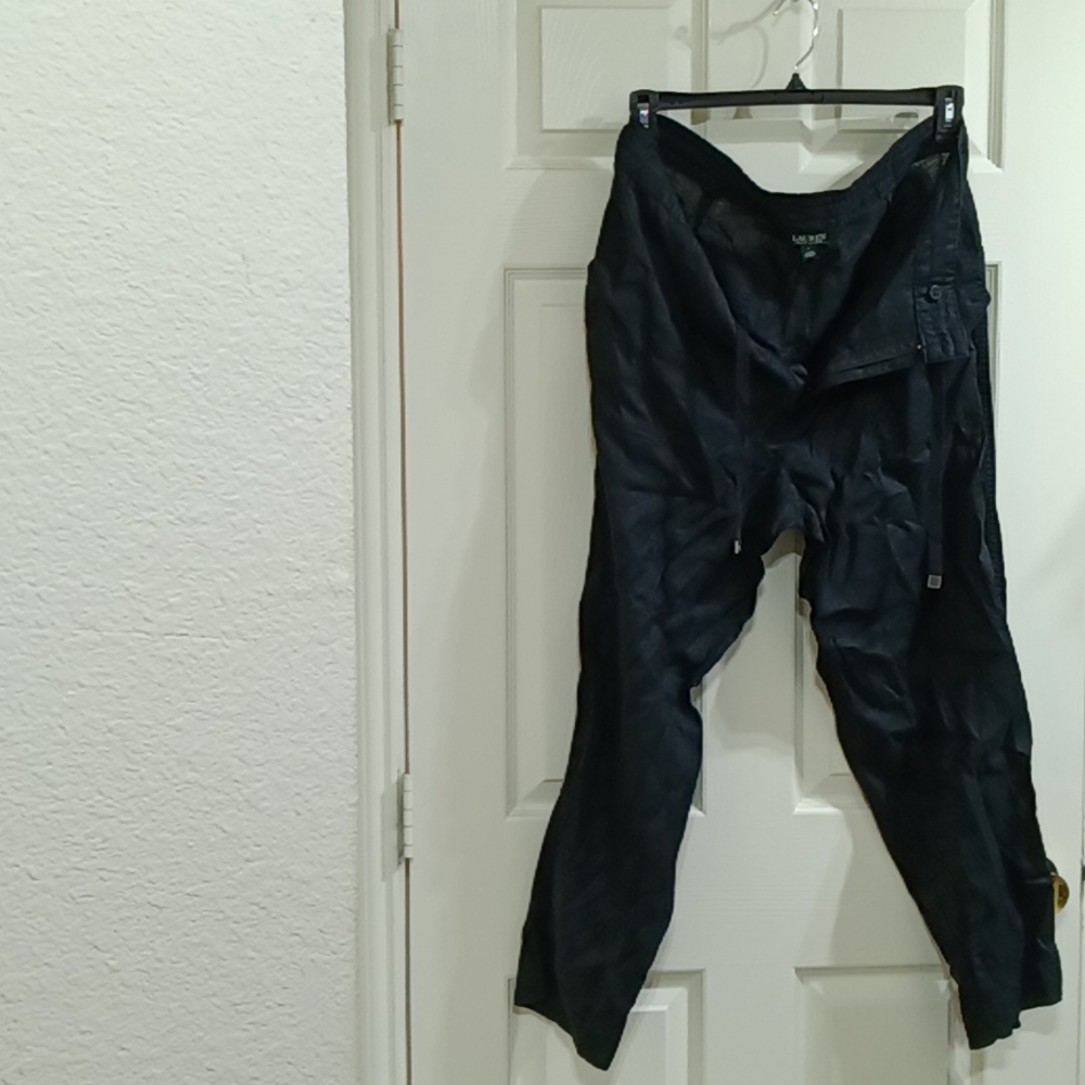 Ralph Lauren women linen pants.